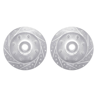 R1 Concepts® - Drilled and Slotted Front Brake Rotor Set