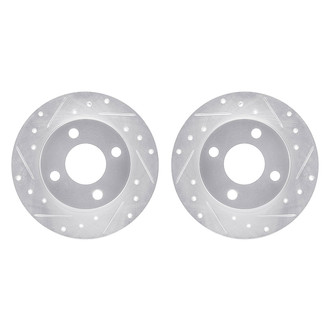R1 Concepts® - Drilled and Slotted Front Brake Rotor Set