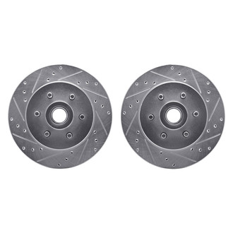 R1 Concepts® - Drilled and Slotted Front Brake Rotor Set