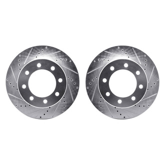 R1 Concepts® - Drilled and Slotted Front Brake Rotor Set