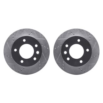 R1 Concepts® - Drilled and Slotted Front Brake Rotor Set