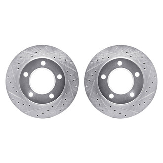 R1 Concepts® - Drilled and Slotted Disc Brake Rotor Set