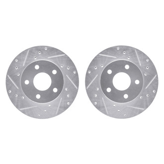R1 Concepts® - Drilled and Slotted Front Brake Rotor Set