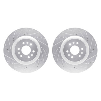 R1 Concepts® - Drilled and Slotted Front Brake Rotor Set