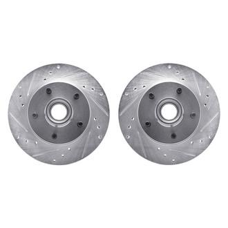 R1 Concepts® - Drilled and Slotted Front Brake Rotor Set