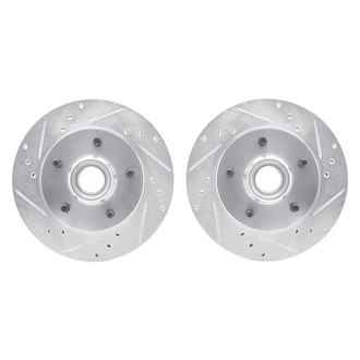 R1 Concepts® - Drilled and Slotted Front Brake Rotor Set