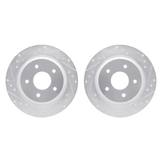 R1 Concepts® - Drilled and Slotted Front Brake Rotor Set