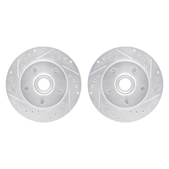R1 Concepts® - Drilled and Slotted Front Brake Rotor Set