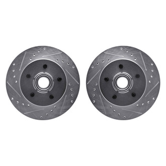 R1 Concepts® - Drilled and Slotted Front Brake Rotor Set