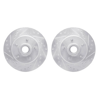 R1 Concepts® - Drilled and Slotted Front Brake Rotor Set