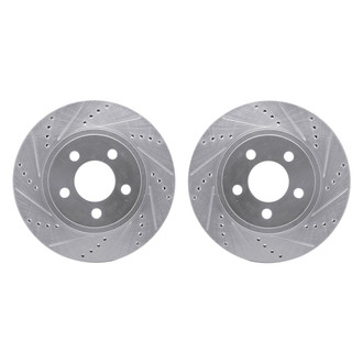 R1 Concepts® - Drilled and Slotted Front Brake Rotor Set