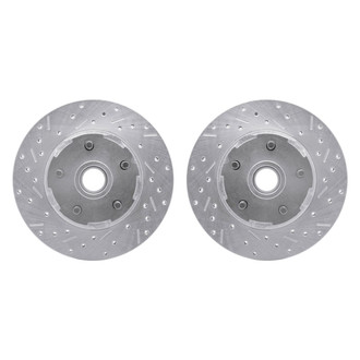 R1 Concepts® - Drilled and Slotted Front Brake Rotor Set