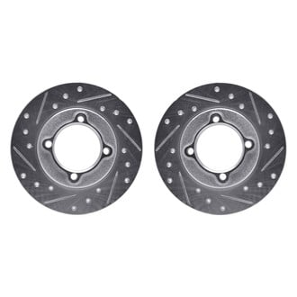 R1 Concepts® - Drilled and Slotted Disc Brake Rotor Set