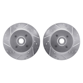 R1 Concepts® - Drilled and Slotted Front Brake Rotor Set