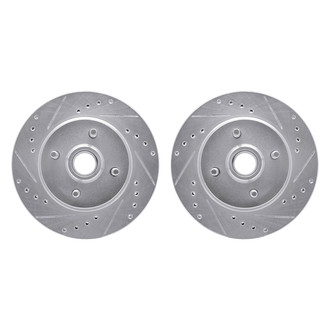 R1 Concepts® - Drilled and Slotted Front Brake Rotor Set