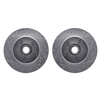 R1 Concepts® - Drilled and Slotted Disc Brake Rotor Set