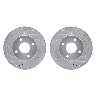 R1 Concepts® - Drilled and Slotted Disc Brake Rotor Set