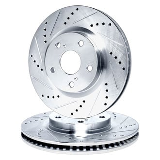 R1 Concepts® - Drilled and Slotted Disc Brake Rotor Set