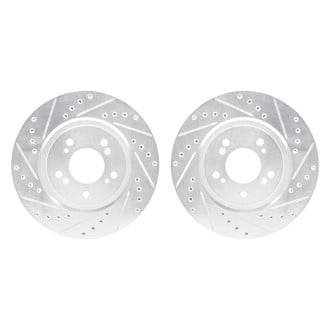 R1 Concepts® - Drilled and Slotted Front Brake Rotor Set
