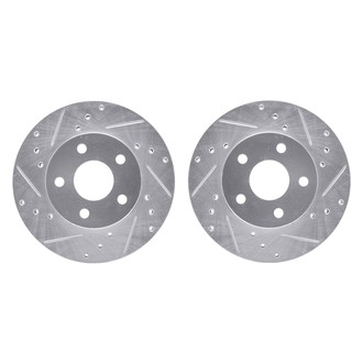 R1 Concepts® - Drilled and Slotted Front Brake Rotor Set