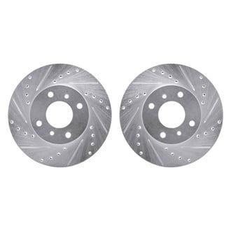 R1 Concepts® - Drilled and Slotted Front Brake Rotor Set