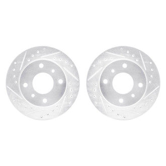 R1 Concepts® - Drilled and Slotted Front Brake Rotor Set