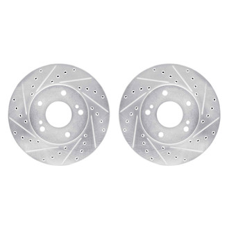 R1 Concepts® - eLINE Series™ Drilled and Slotted Front Brake Rotor Set