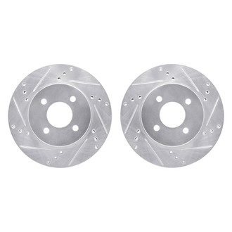 R1 Concepts® - Drilled and Slotted Front Brake Rotor Set
