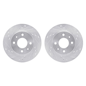 R1 Concepts® - Drilled and Slotted Disc Brake Rotor Set