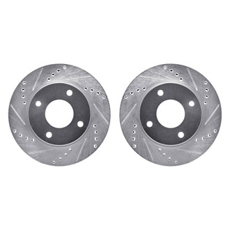 R1 Concepts® - Drilled and Slotted Front Brake Rotor Set