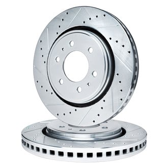 R1 Concepts® - Drilled and Slotted Disc Brake Rotor Set