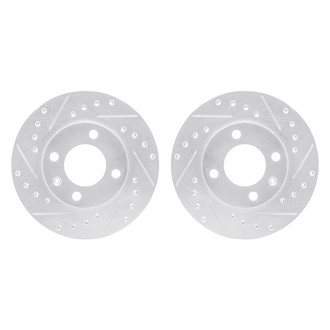 R1 Concepts® - Drilled and Slotted Disc Brake Rotor Set