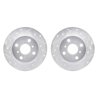 R1 Concepts® - Drilled and Slotted Disc Brake Rotor Set