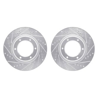 R1 Concepts® - Drilled and Slotted Front Brake Rotor Set