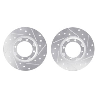 R1 Concepts® - Drilled and Slotted Front Brake Rotor Set