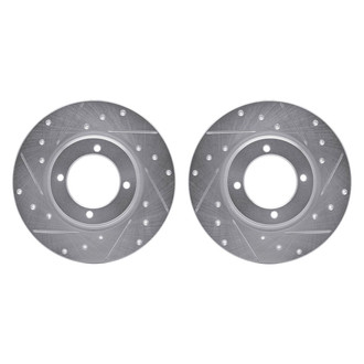 R1 Concepts® - Drilled and Slotted Front Brake Rotor Set