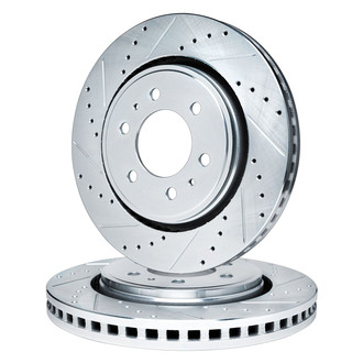 R1 Concepts® - eLINE Series™ Drilled and Slotted Brake Rotor Set