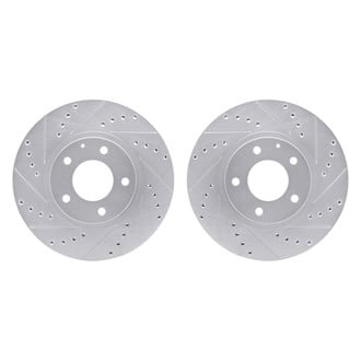 R1 Concepts® - Drilled and Slotted Disc Brake Rotor Set