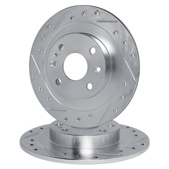 R1 Concepts® - eLINE Series™ Drilled and Slotted Front Brake Rotor Set