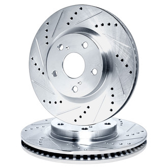 R1 Concepts® - Drilled and Slotted Disc Brake Rotor Set