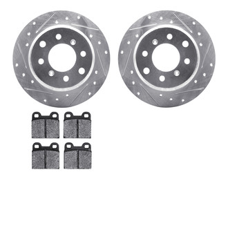 R1 Concepts® - Drilled and Slotted Brake Kit with Performance Sport Pads