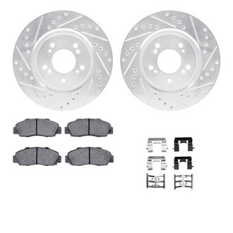 R1 Concepts® - Drilled and Slotted Brake Kit with Euro Ceramic Pads