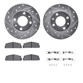 R1 Concepts® - Drilled and Slotted Brake Kit with 5000 OE Pads