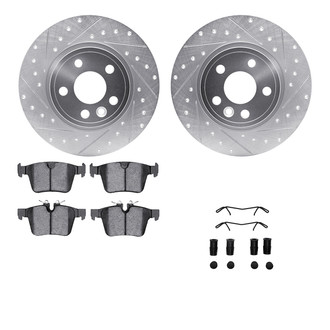 R1 Concepts® - Drilled and Slotted Brake Kit with 5000 OE Pads