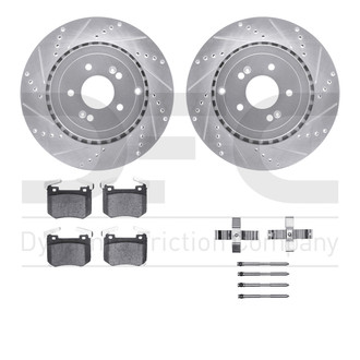 R1 Concepts® - Drilled and Slotted Brake Kit with Optimum OE Pads