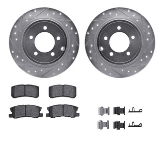 R1 Concepts® - Drilled and Slotted Brake Kit with 5000 OE Pads