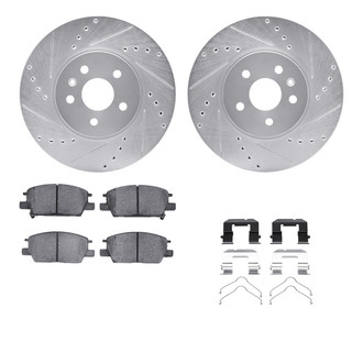 R1 Concepts® - Drilled and Slotted Brake Kit with 5000 OE Pads