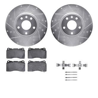 R1 Concepts® - Drilled and Slotted Brake Kit with Optimum OE Pads