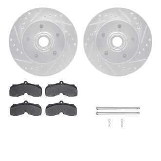 R1 Concepts® - Drilled and Slotted Brake Kit with Optimum OE Pads