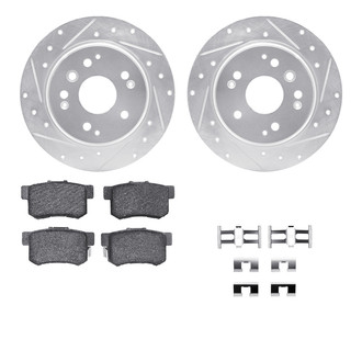R1 Concepts® - Drilled and Slotted Brake Kit with 5000 OE Pads